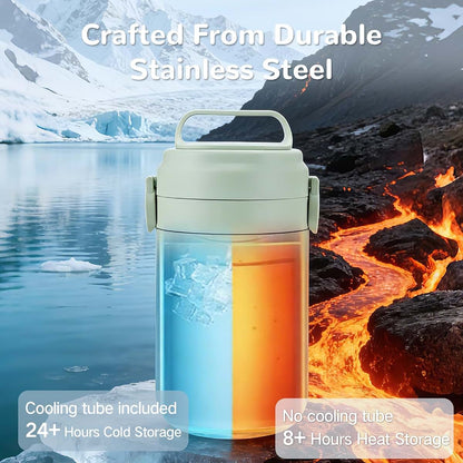 COMI Breast Milk Cooler,24H Triple-Layer Cooling,Breastmilk Storage Bottles Container, 10oz Leak Proof Outdoor Small (photo 4)