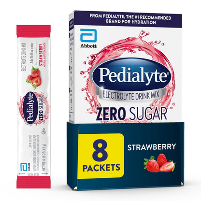 Pedialyte Electrolyte Drink Mix Strawberry