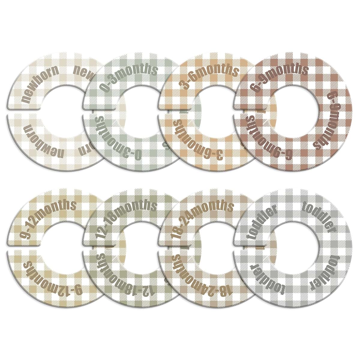 WSICSE Baby Closet Dividers 8-Piece Set