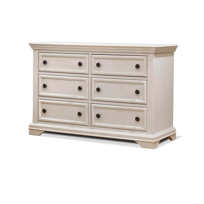 Sorelle Portofino Double Dresser In Brushed Ivory