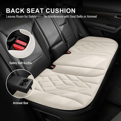 Niscarda Breathable Sporty Car Seat Protector – Beige (photo 3)