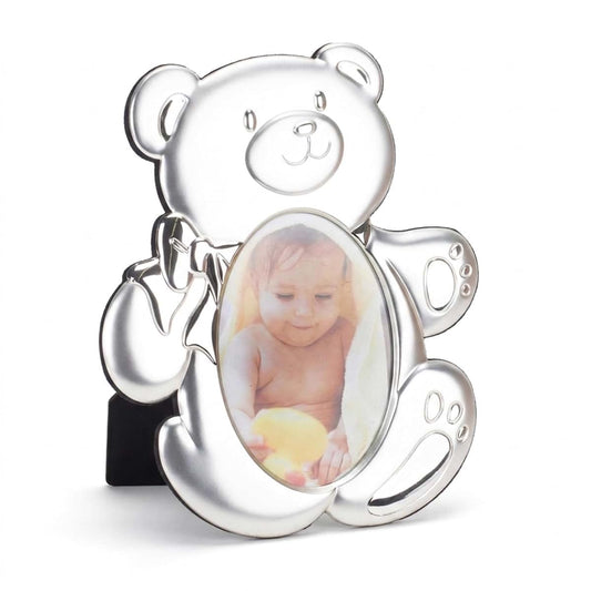 Creative Gifts International Teddy Bear Photo Frame | Nursery Décor Frame | Kids Room Display | Holds 3.5" x 5" Picture