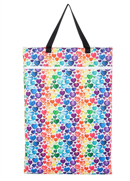 Sigzagor 1 Large Hanging Wet Bag Laundry Pail for Travel Organizer