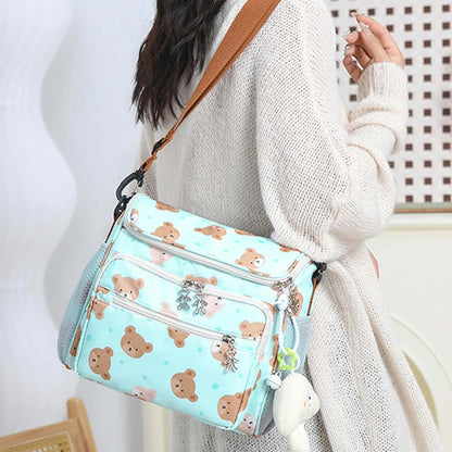 スイムリー Multifunction Baby Diaper Bag with Compartments and Shoulder Strap