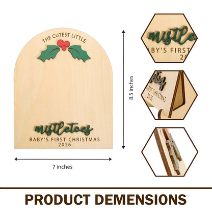 Rusaten Baby Footprint Kit Christmas Keepsake (photo 4)