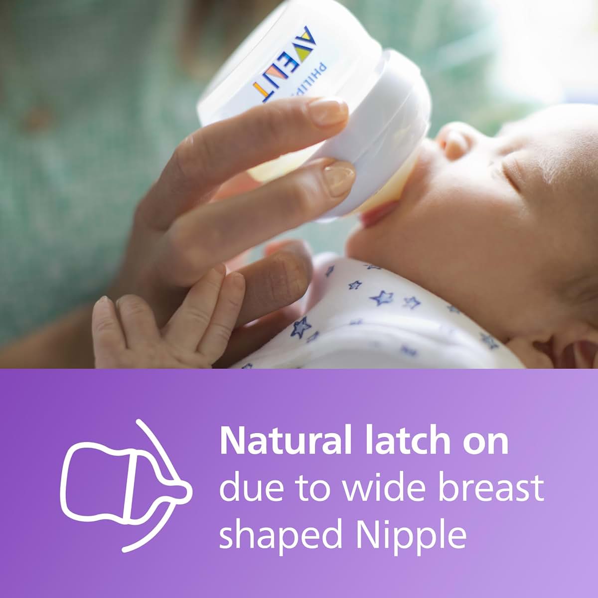 Philips Avent Natural First Flow Baby Bottle Nipple, 4-Pack (photo 2)