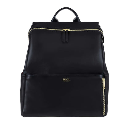 ZEPOL NEW YORK Leather Diaper Bag Backpack with Changing Pad, Stroller Straps (Leia Bag) (photo 2)