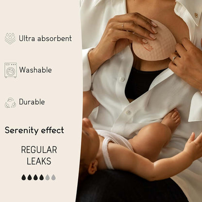 CURVE BY CACHECOEUR Essential Slim Nursing Pads: Stay Dry All Day, Reusable & Eco-Friendly. Say Goodbye to Disposable (photo 2)