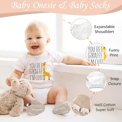 Kjtao New Mom Gift Basket With Mugs Swaddle And Baby Clothes