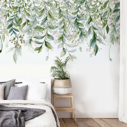 Amazon 3D Removable Hanging Green Leaves Wall Decor