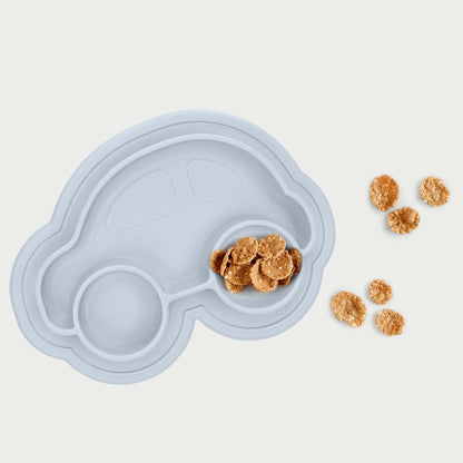 Kushies Siliplate Silicone Divided Plate for Baby and Toddler Feeding