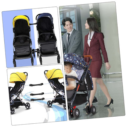 Stroller Connector: Aluminum Dual Stroller Link for Outdoor Use