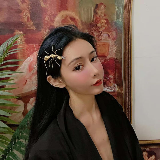 Zinzin Vintage Gold Metal Ant Hair Clip