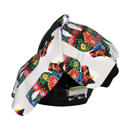 GDSHJKLW Baby Car Seat Canopy Cover for Mom, Soft Breathable Nursing Breastfeeding Covers Multi Use Stroller Sun Shade (photo 3)