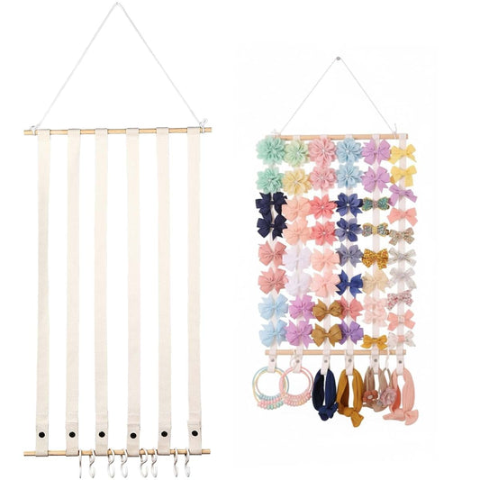 Respleiej Large Capacity Headband Holder And Hair Bow Organizer