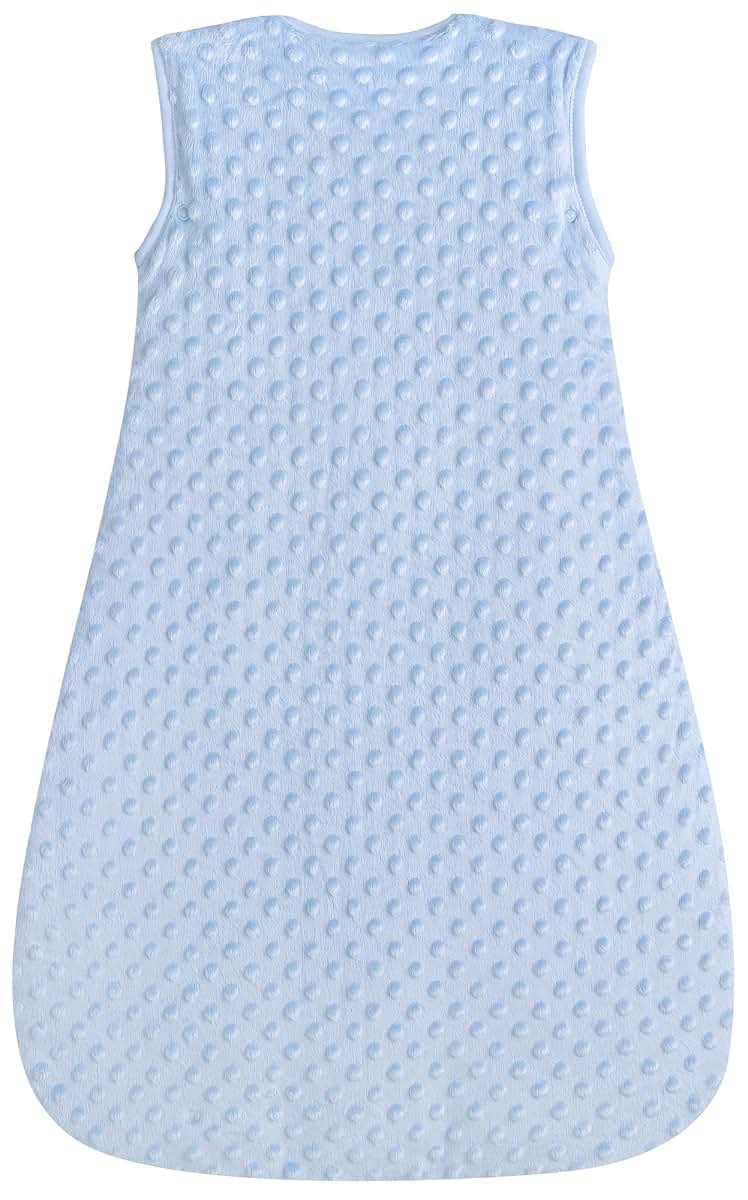 BabyinaBag Very Warm 2.5 Tog Quilted Winter Baby Sleep Bag Plush Minky Dot