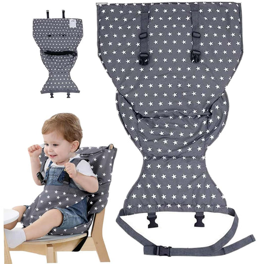 CNAFGBGG Portable High Chair with Star Pattern for Travel