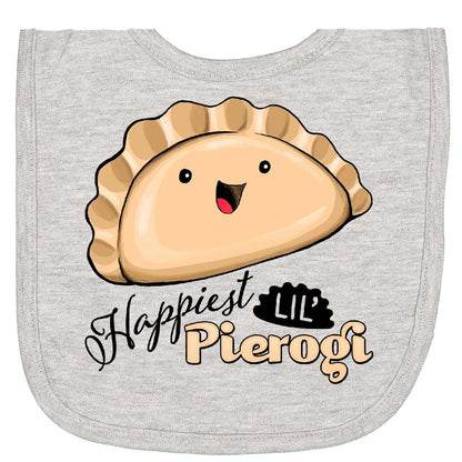 Inktastic Happiest Lil' Pierogi Newborn Bib