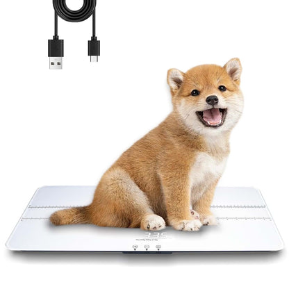 Uniweigh Digital Pet Scale 220Lbs Capacity Tempered Glass Led Display