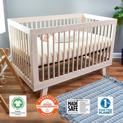 Naturepedic Organic 2-Stage Crib Mattress for Infant & Toddler Use