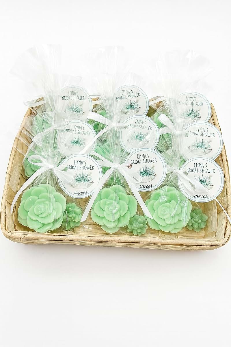 Amy's Bubbling Boutique Personalized Succulent Baby Shower Favors (photo 2)