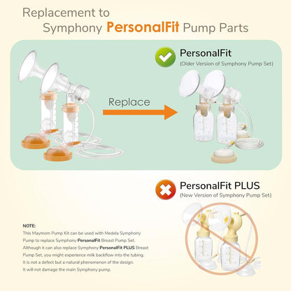 Maymom Pump Parts Compatible with Medela Symphony, 24mm Flange