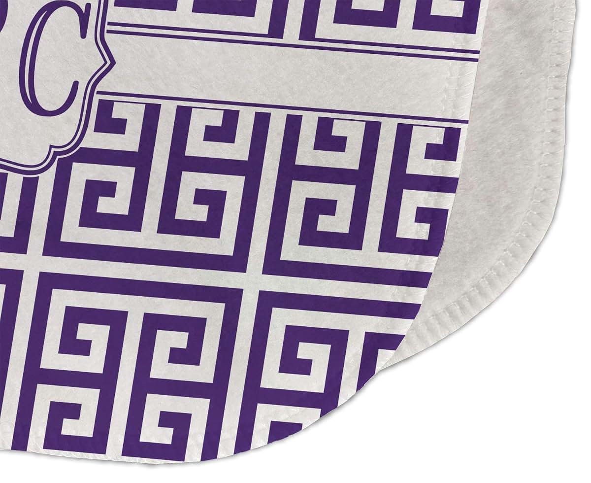 Baby Milano Personalized Greek Key Burp Cloth With Monogram