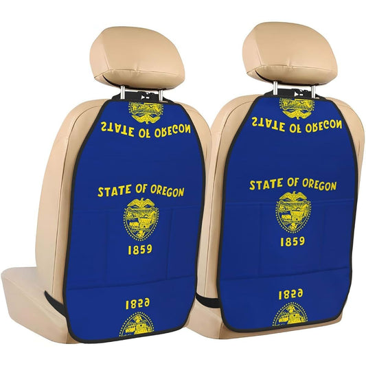 YXLymxDAMAI Oregon State Flag Kick Mats With Organizer - 2 Pack