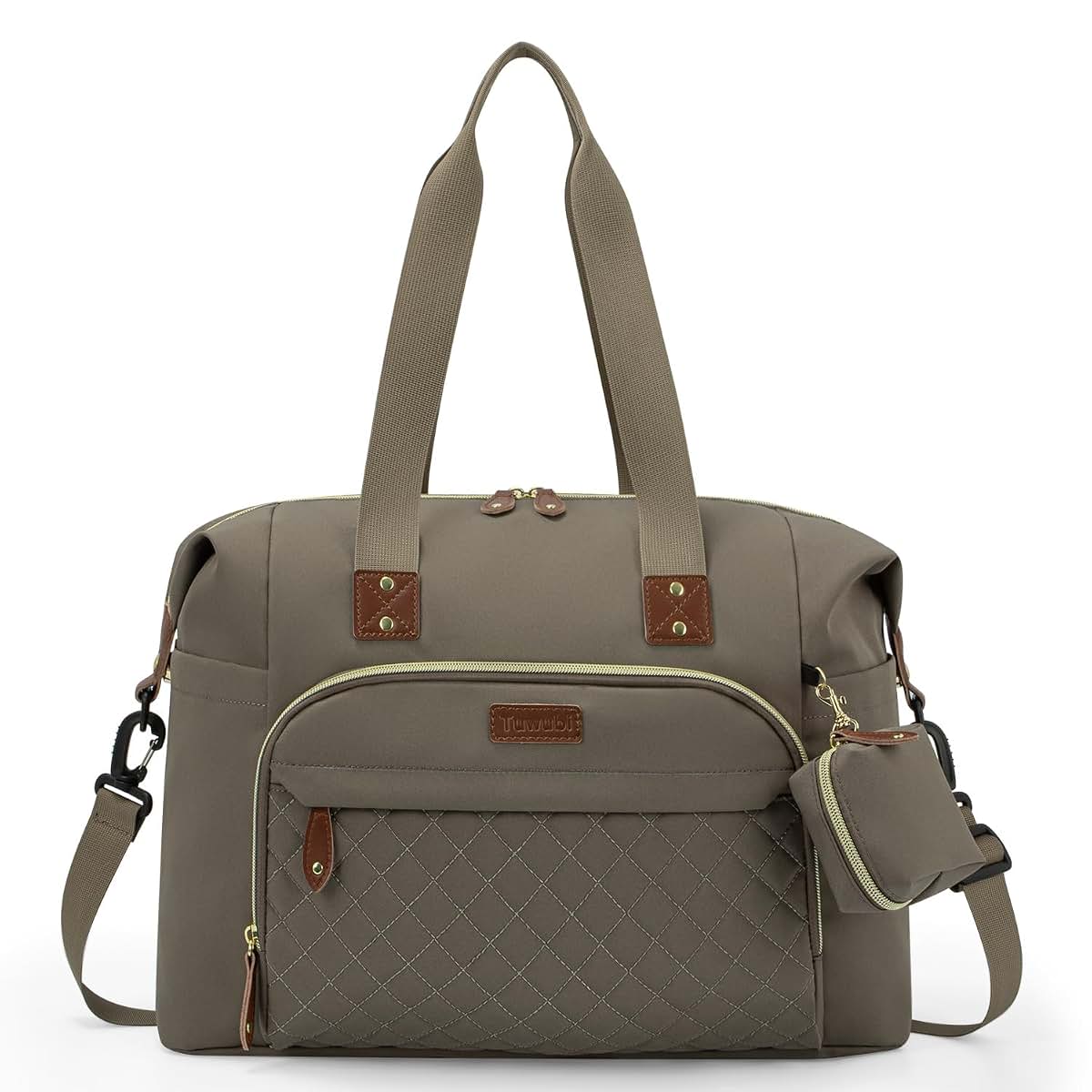 Tuwubi Diaper Bag Tote With Pacifier Case