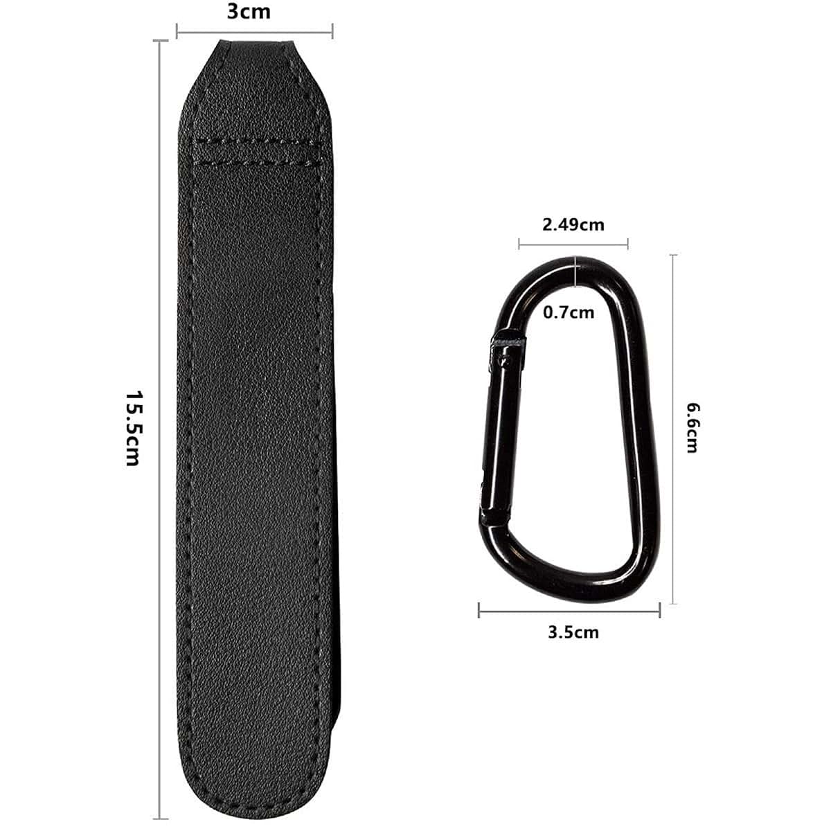Ghyuopief Stroller Hooks With Carabiner Clip, 2 Pack (photo 4)