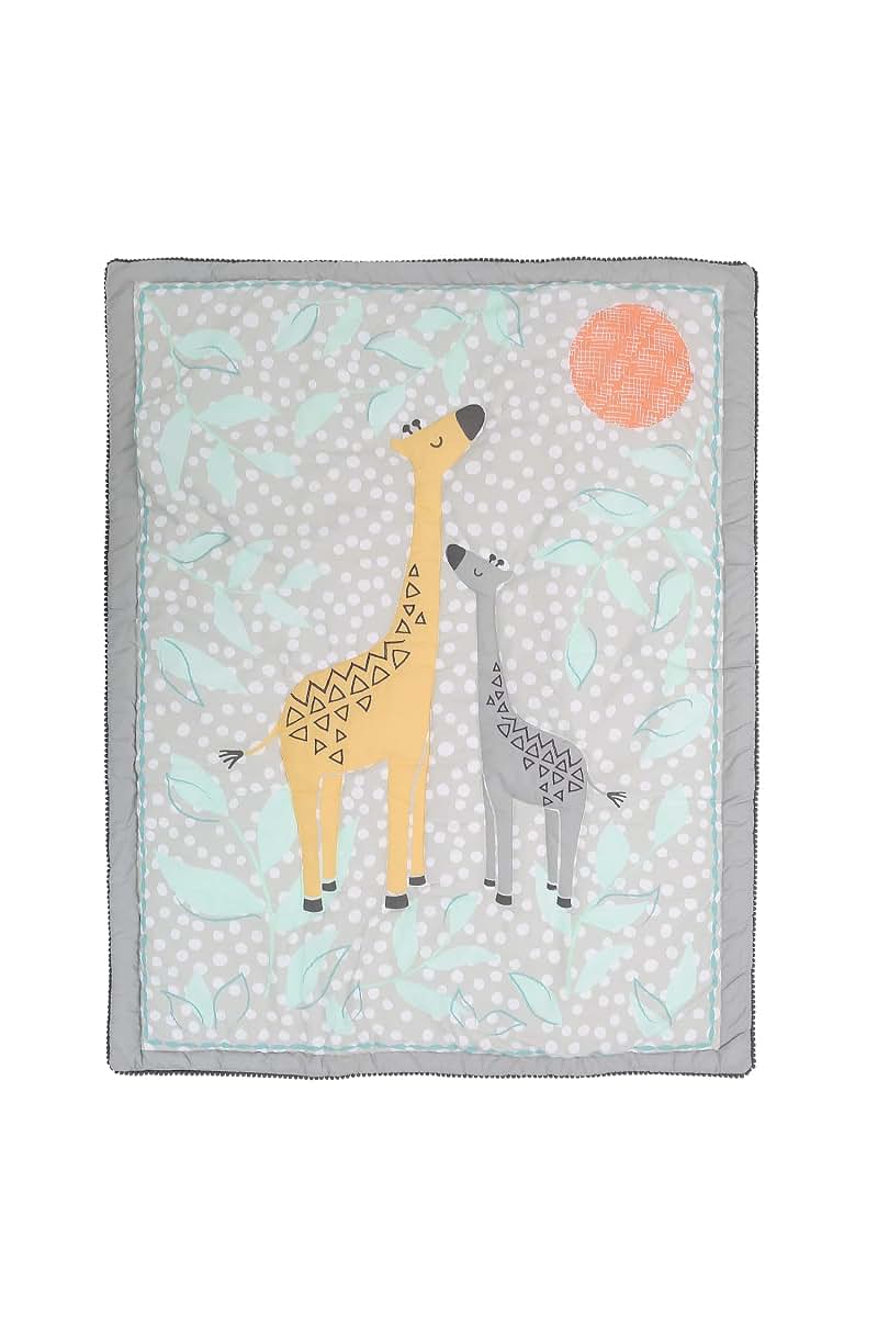 Giraffe Themed Nursery Crib Bedding Set for Baby