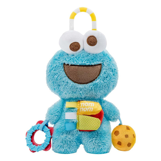 KIDS PREFERRED Sesame Street Cookie Monster Activity Toy With Teething Rings