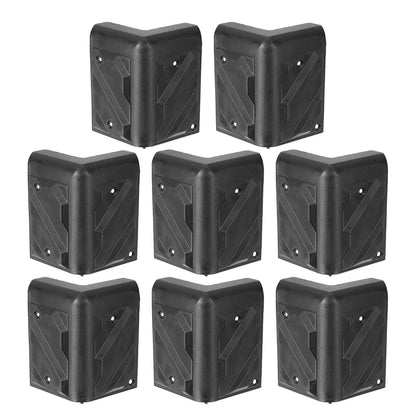 uxcell Plastic Speaker Corner Protectors Black
