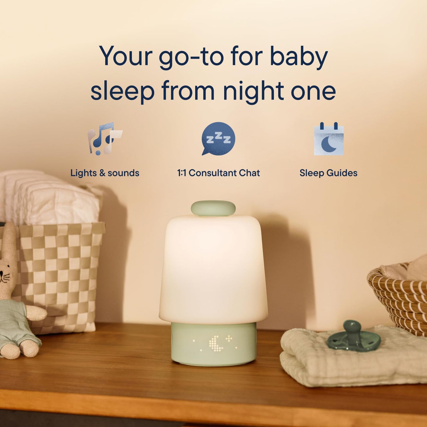 Hatch Baby Sound Machine Night Light Mint