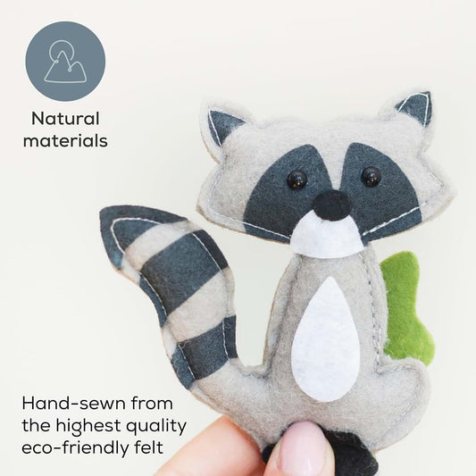 First Landings Woodland Baby Mobile for Crib with Forest Animals