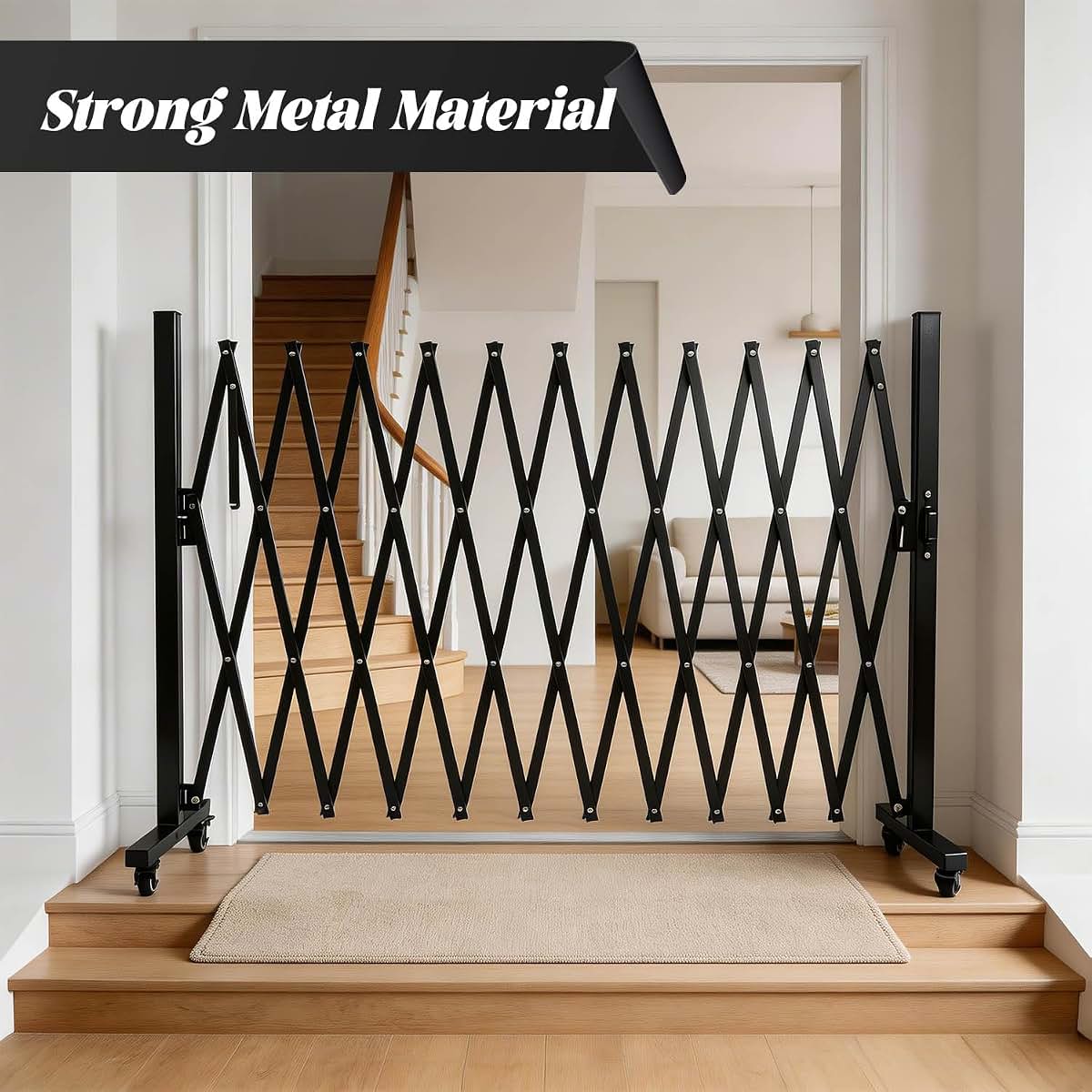 Ztthh Expandable Fence, 11.5ft Portable Folding Barricade Gate (photo 4)