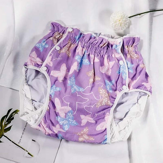 TAPIVA Adult Diapers, Japanese Tethered Suede Bear Diapers/Adult Diapers/Incontinence Pants/Changing Pad Diapers