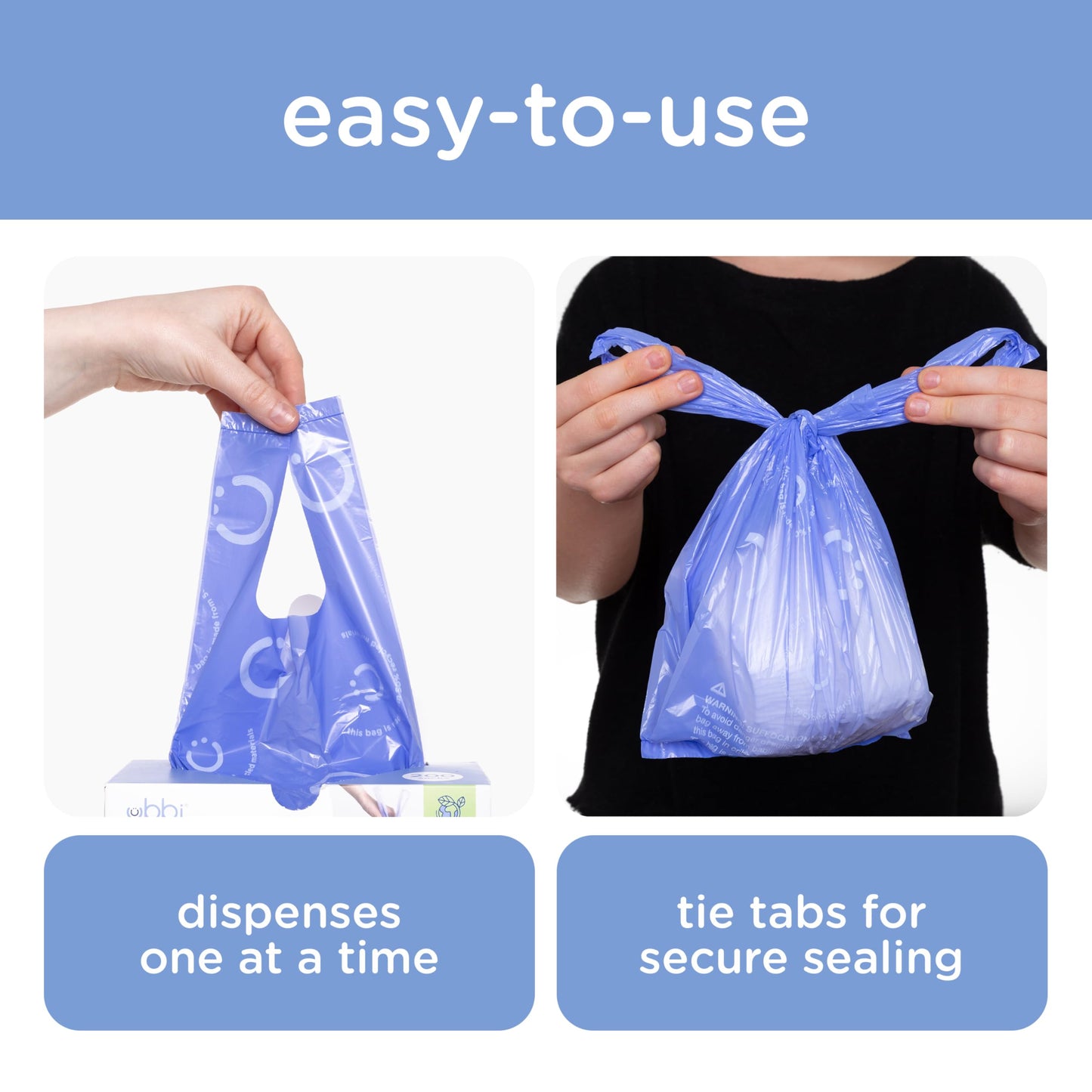 Ubbi Disposable Diaper Sacks Lavender