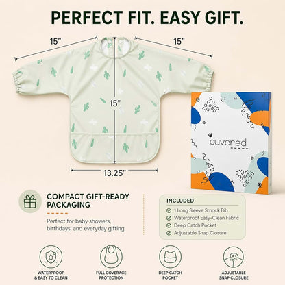 ANGORA BRANDS Silicone Baby Bib for Toddlers & Infants – 100% Food-Grade Waterproof Bib with Deep Food Catcher Pocket – (photo 4)