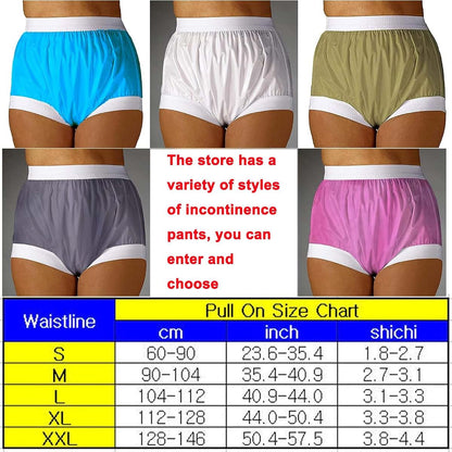 TAPIVA Plastic Pants For Adult Diapers - Reusable Waterproof Incontinence Covers