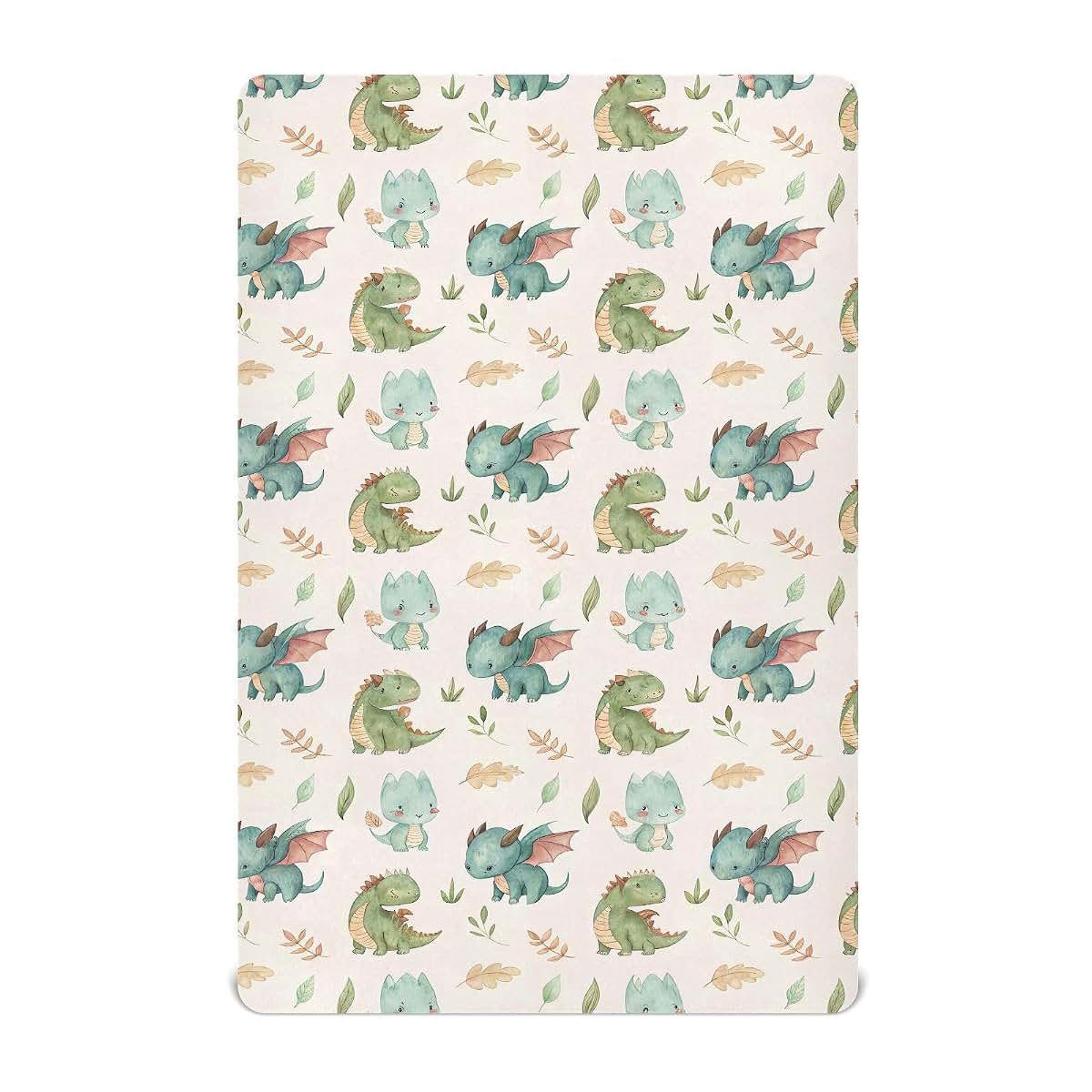 FUGIDOG Fitted Baby Crib Sheet Soft Breathable Standard Crib Cover