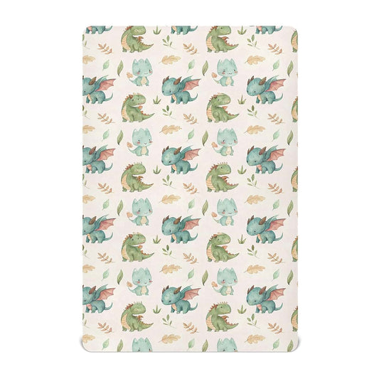 FUGIDOG Fitted Baby Crib Sheet Soft Breathable Standard Crib Cover