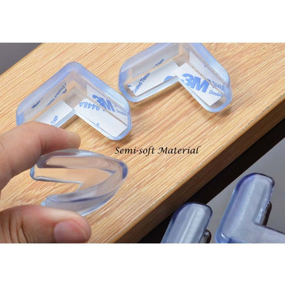 BeRicham 20 Pack Clear Furniture Corner Guards, L-Shaped and Ball-Shaped
