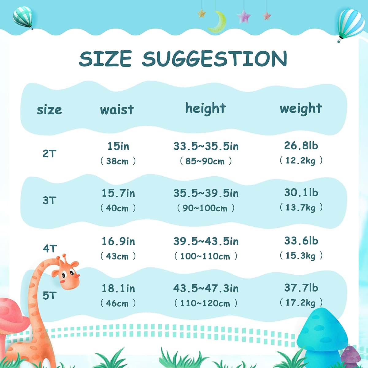 BabyOneStop Toddler Potty Training Underwear Santa Claus Face Cotton 2T-5T