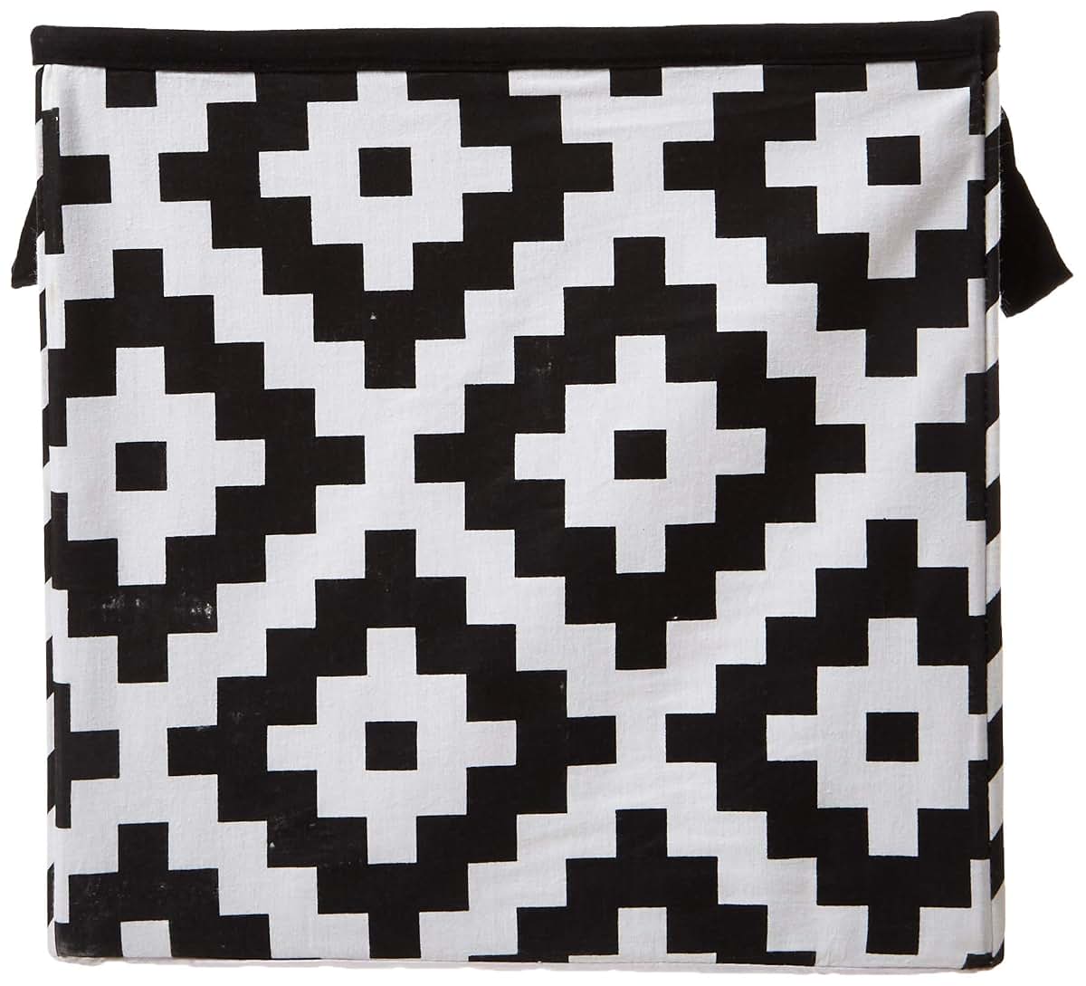 Bacati Small Storage Tote Aztec Love Black Neutral