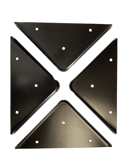 RBH Design Concepts Corner Protector, Rounded Corner Protector, Metal, Black, 4 Pack (photo 2)