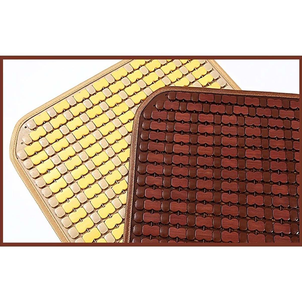 LKXHarleya Bamboo Car Seat Cushion for Office and Home Chairs