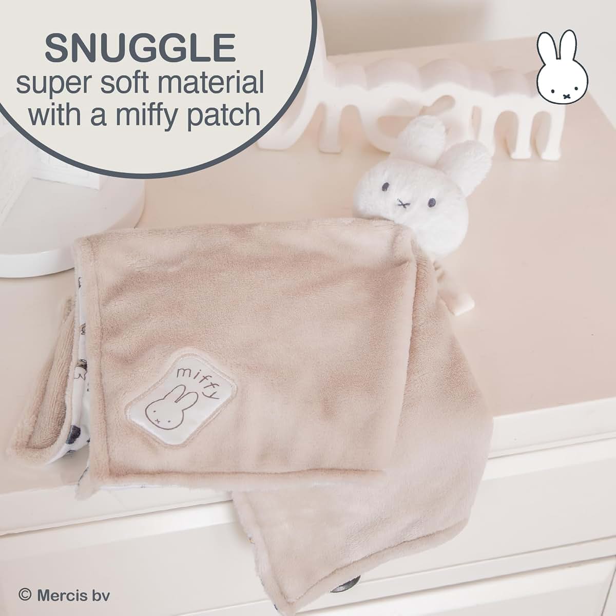 Kids Preferred Miffy Baby Blanket With Pacifier Loop (photo 4)