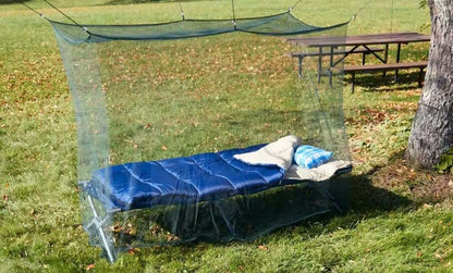 Aquinas Eagle Mosquito Net- Military Green Portable Tactical Mosquito Netting for Camping – Completely Covers a