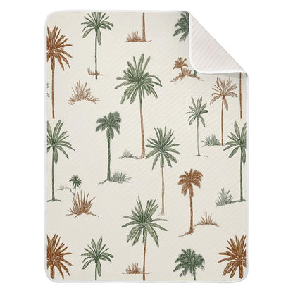 Kigai Palm Tree Baby Blanket 30x40 Inch Receiving Swaddling Wrap